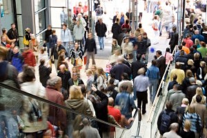 crowd shopping crowd shopping