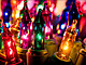 Closeup Macro Christmas Lights
