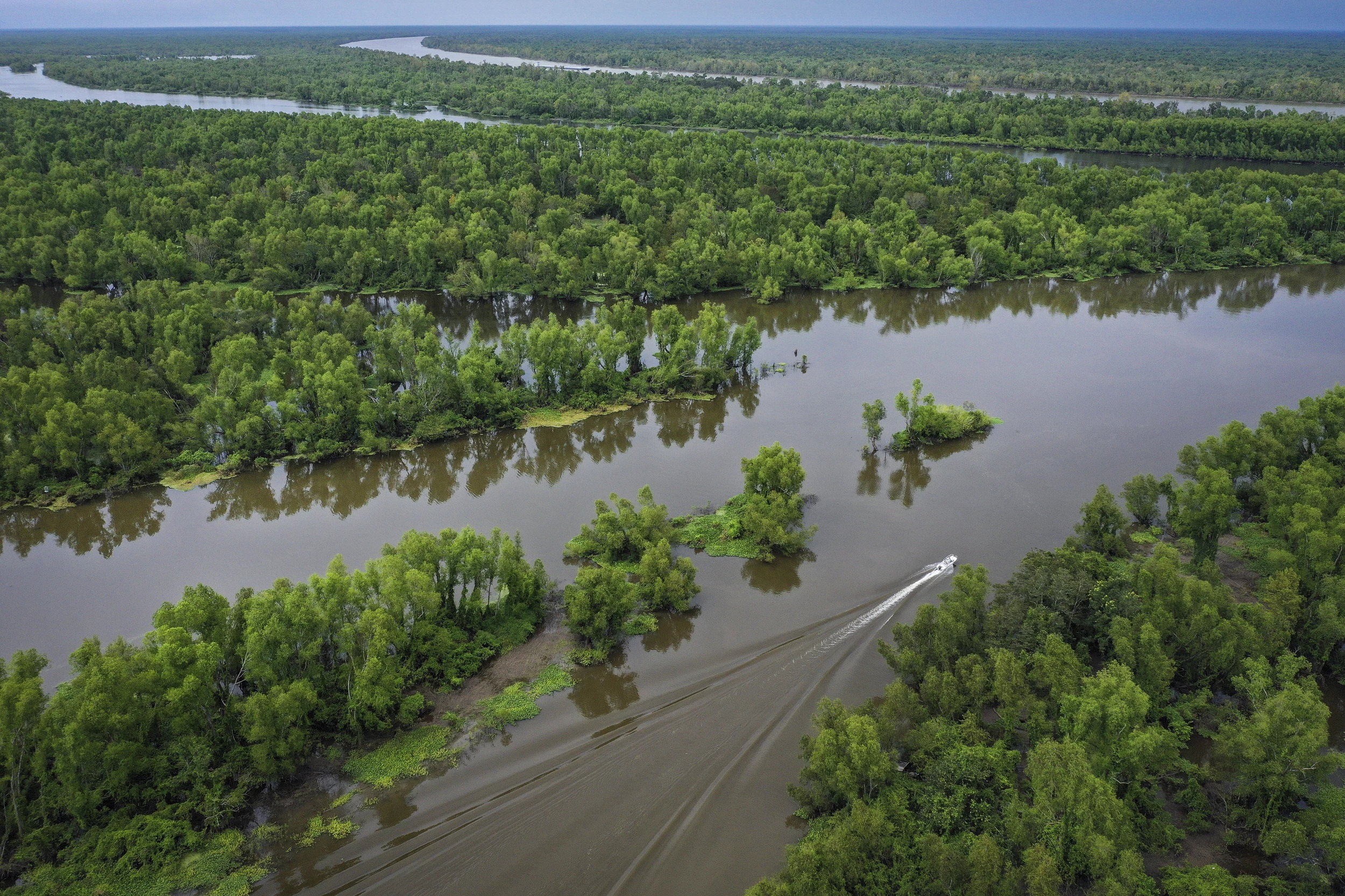 Combination Of Rising Sea Levels And Subsiding Land Endanger Louisiana Coast