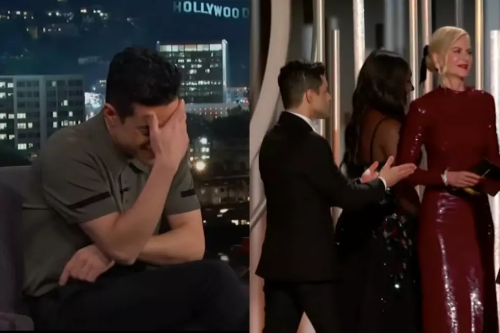 See Rami Malek Squirm in Embarrassment Watching Nicole Kidman Snub at Golden Globes